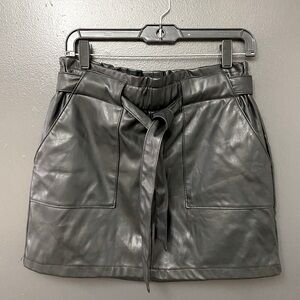 Faux Leather Sono Skirt